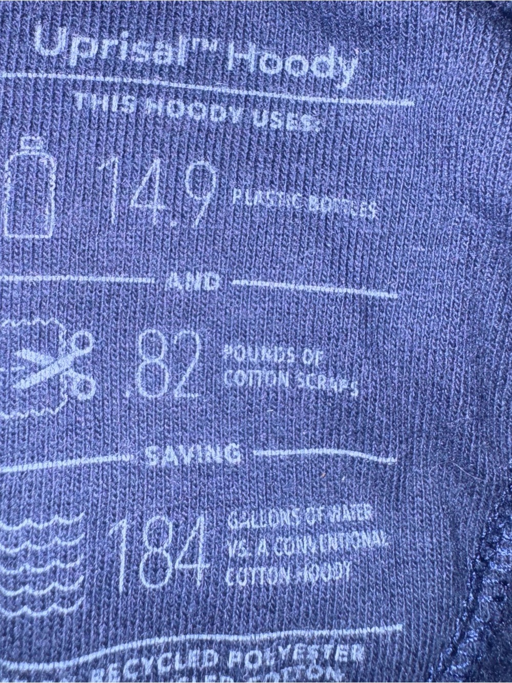 Patagonia Men's XL Navy Blue Logo Pullover Hoodie Sweatshirt - Picture 6 of 11